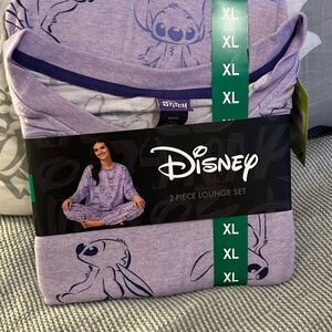 NWT Disney Stitch Lavender Lounge Set